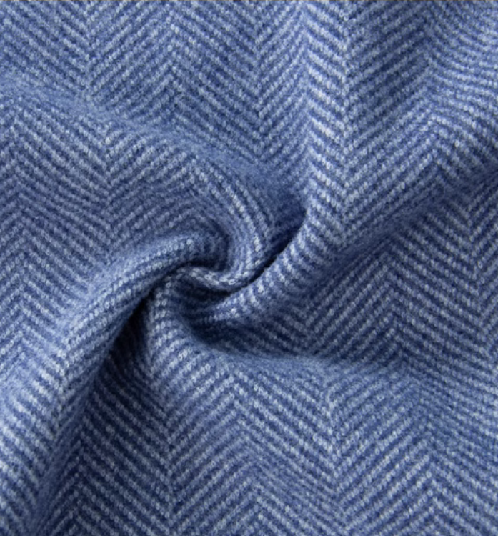 Vintage Embroidery Cottagecore Blue Coat