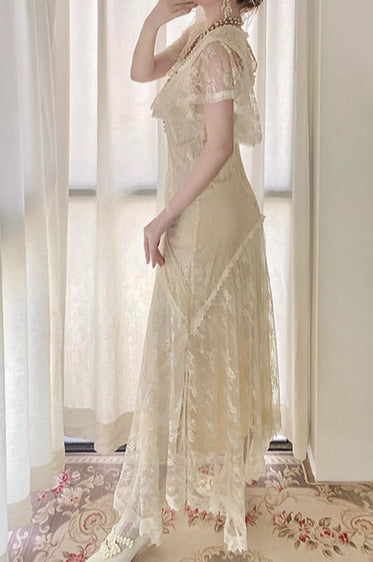 1920s Gatsby Style Lace Dress