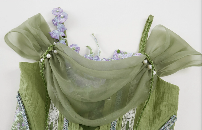 Fairycore Forset Fairy Corset Top & Skirt