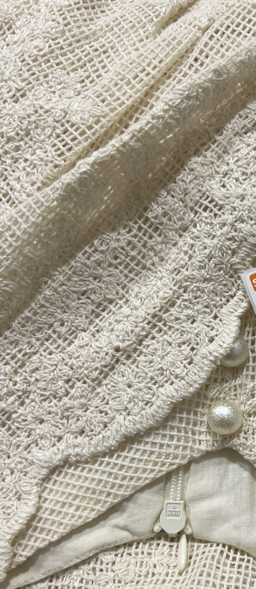 Vintage Softcore Lace Embroidery Dress