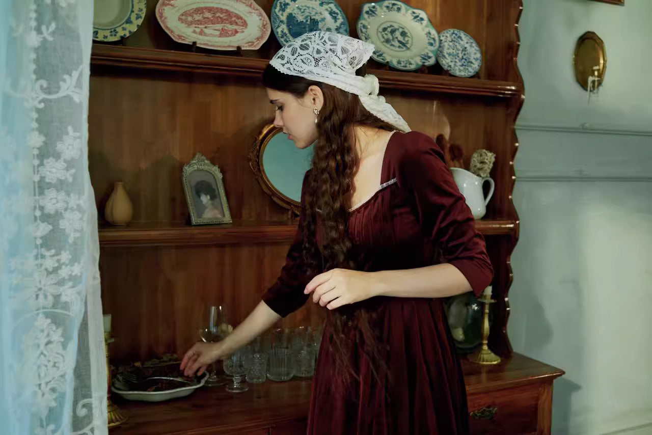 Pride and Prejudice Remake Brown Prairie Dress