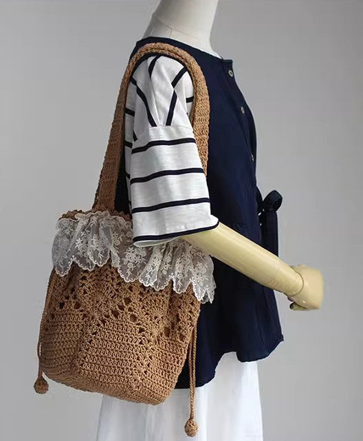 Cottagecore Hand Crochet Shoulder Bag