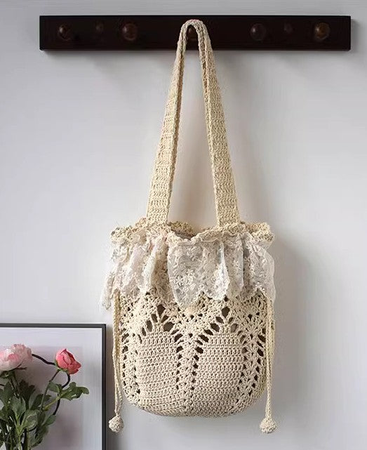 Cottagecore Hand Crochet Shoulder Bag