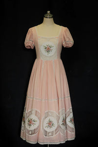Vintage Remake Cottagecore Embroidery Dress (last chance)