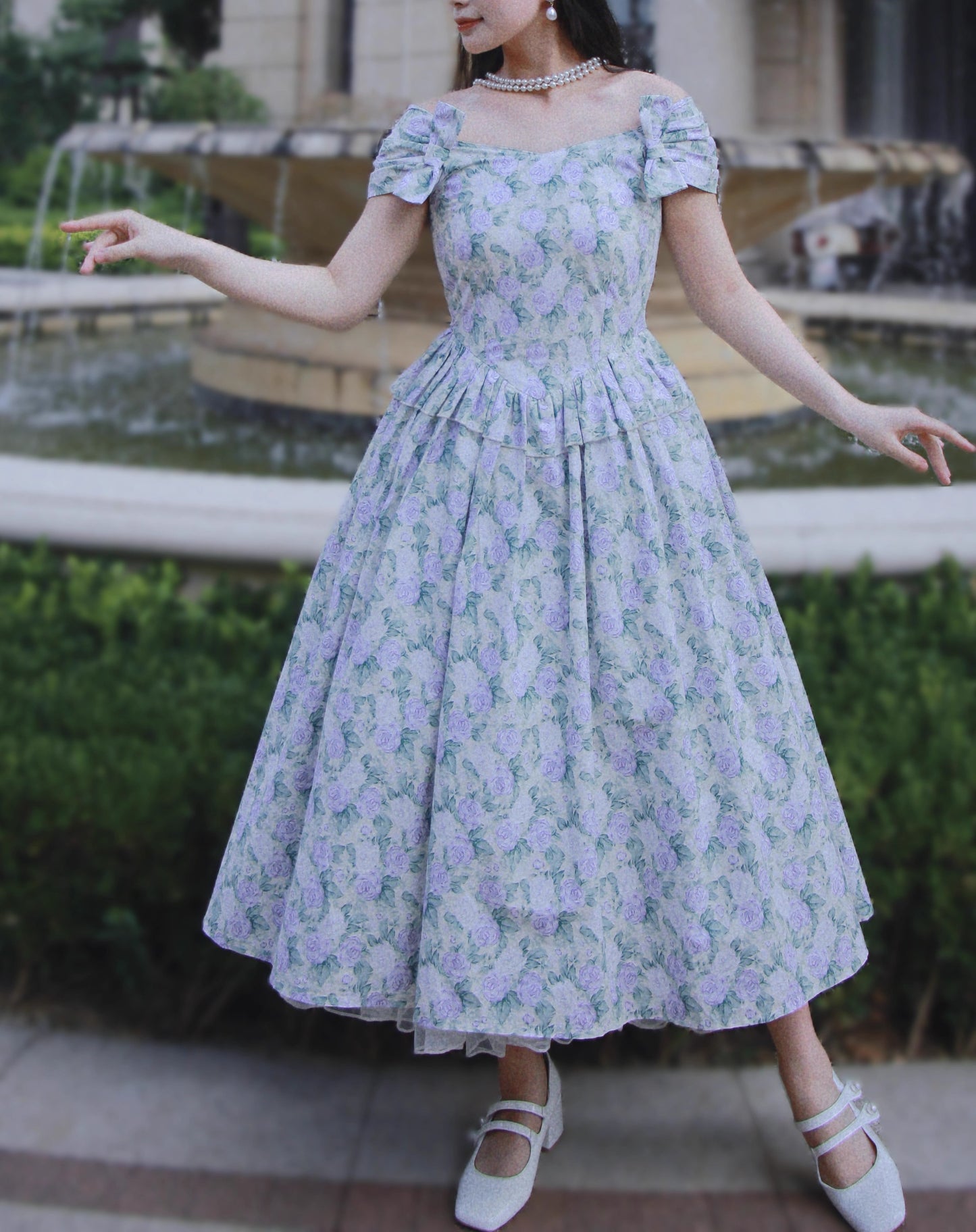 Laura Ashley Remake Vintage Floral Dress