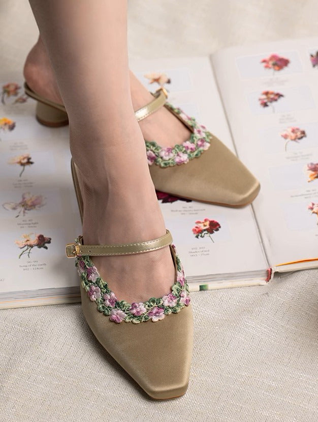 vintage shoes lolita shoes cottagecore shoes fairycore shoes