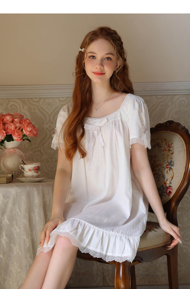 Retro Fairycore Night Gown Dress