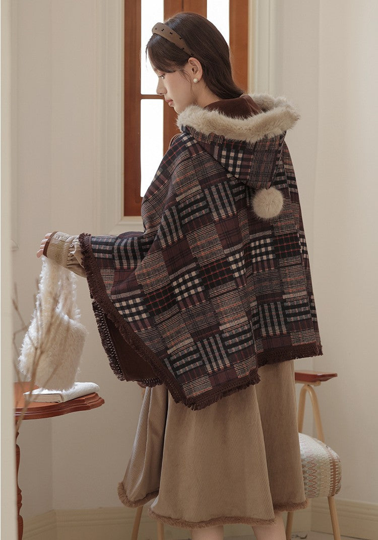 vintage coat vintage cape cottagecore coat academia outfit