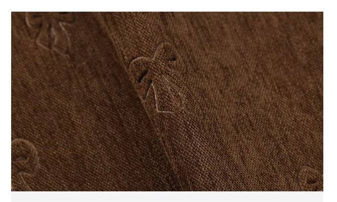 Retro Ruffled Contrast Color Dress