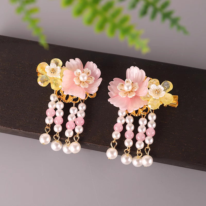 Dreamy Floral Fairy Hair Clips