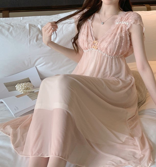 knee length dresses for ladies The Eyelet Ruffle Tank Night Dress. -- True White – The Great