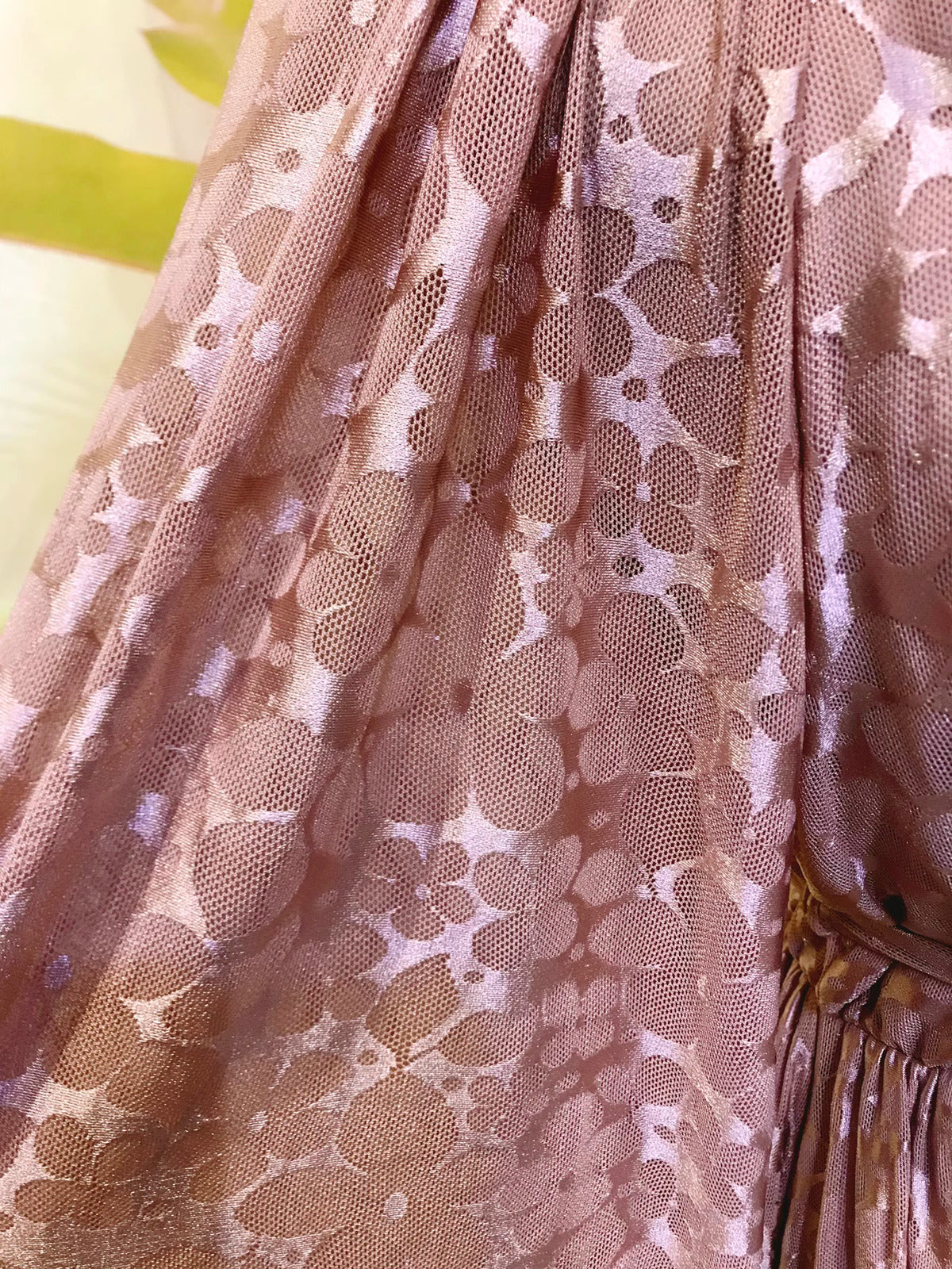 Fairycore Ruffled Pink Floral Dress