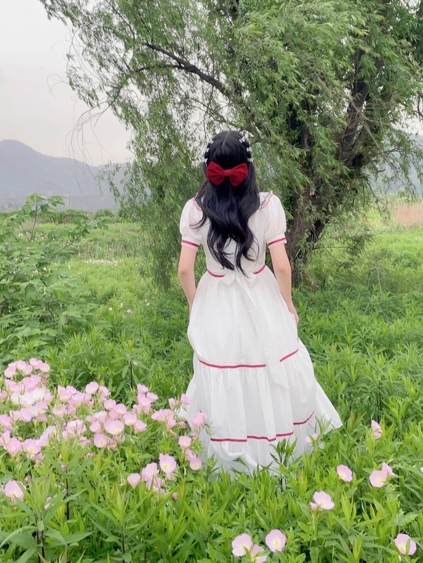 Gunne Sax Style Embroidery Dress