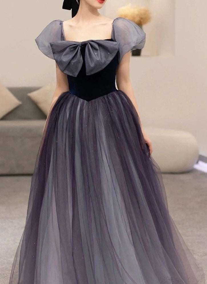 Dreamy Princess Puff Sleeves Prom Dress Retro Fairy