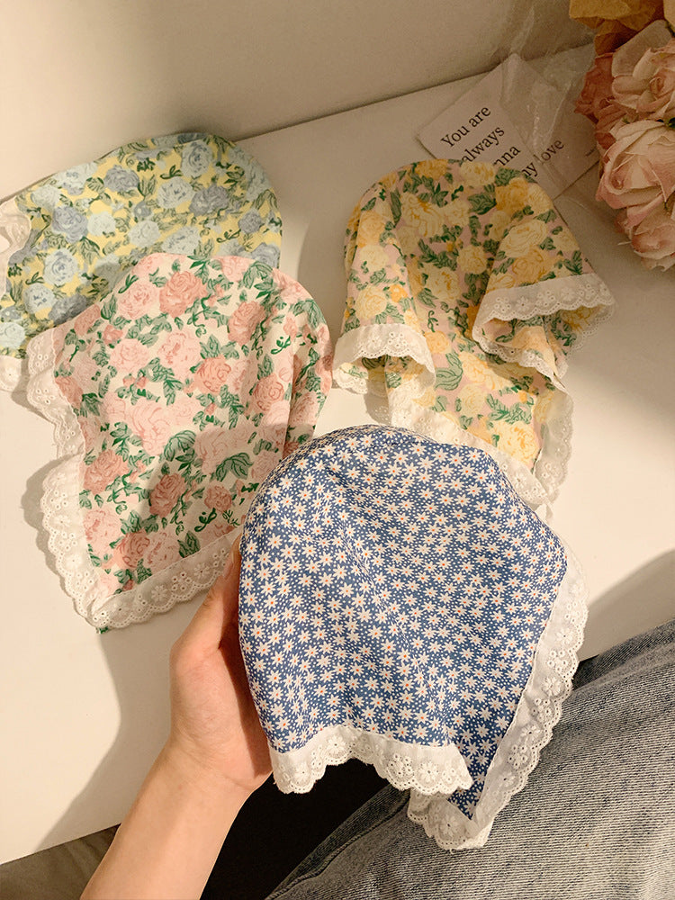 Cottagecore Floral head scarf