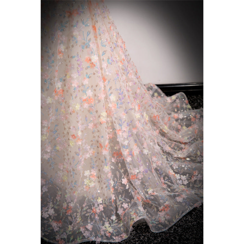 Princess Off Shoulder Tulle Prom Dress