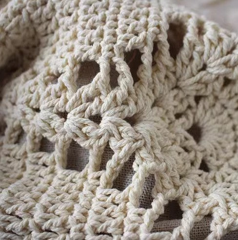 Cottagecore Hand Crochet Shoulder Bag