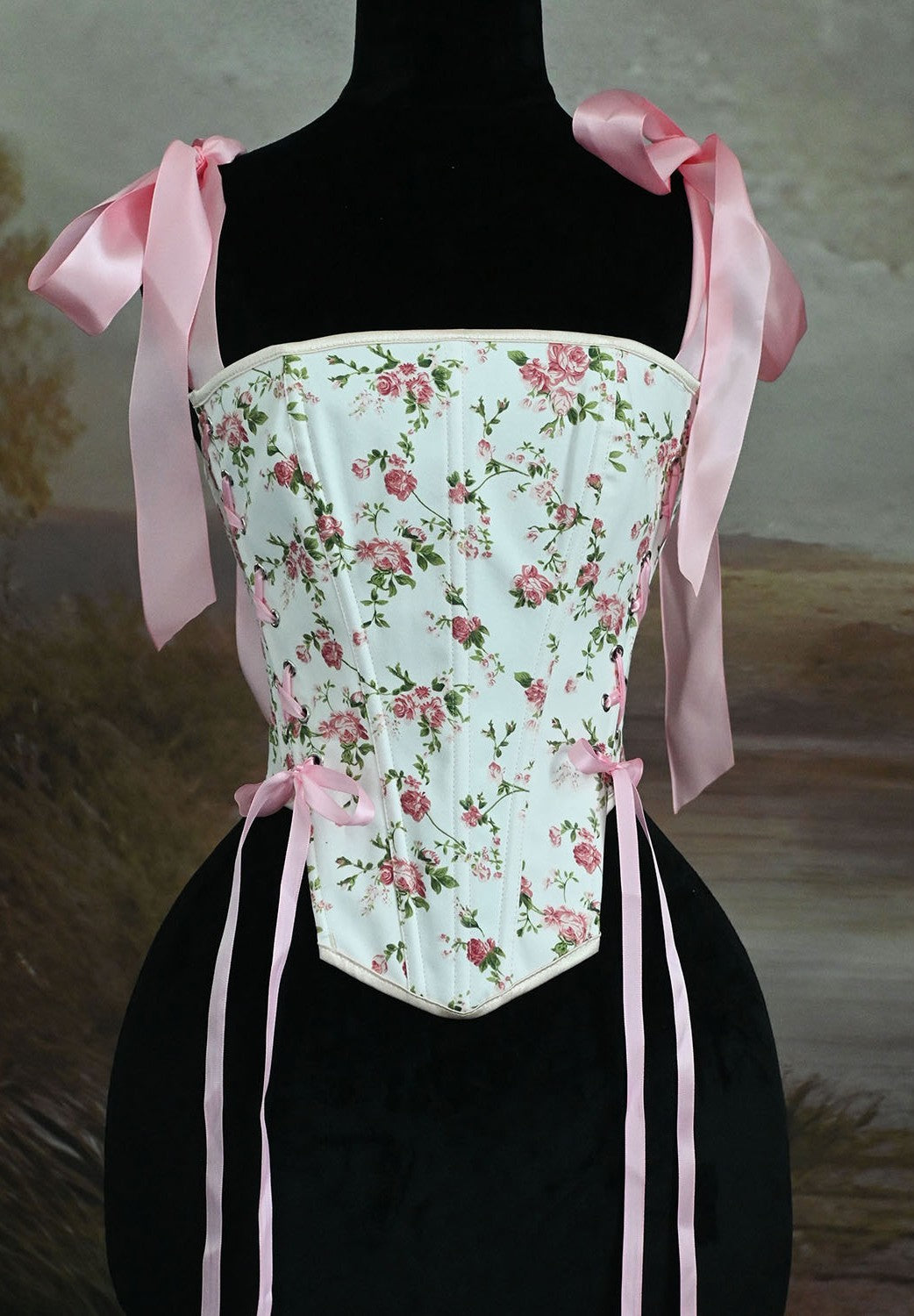 vintage corset cottagecore top fairycore top victorian corset historical fashion