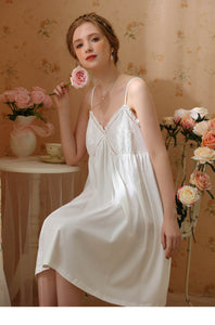 Vintage Sleeveless Night Gown Dress
