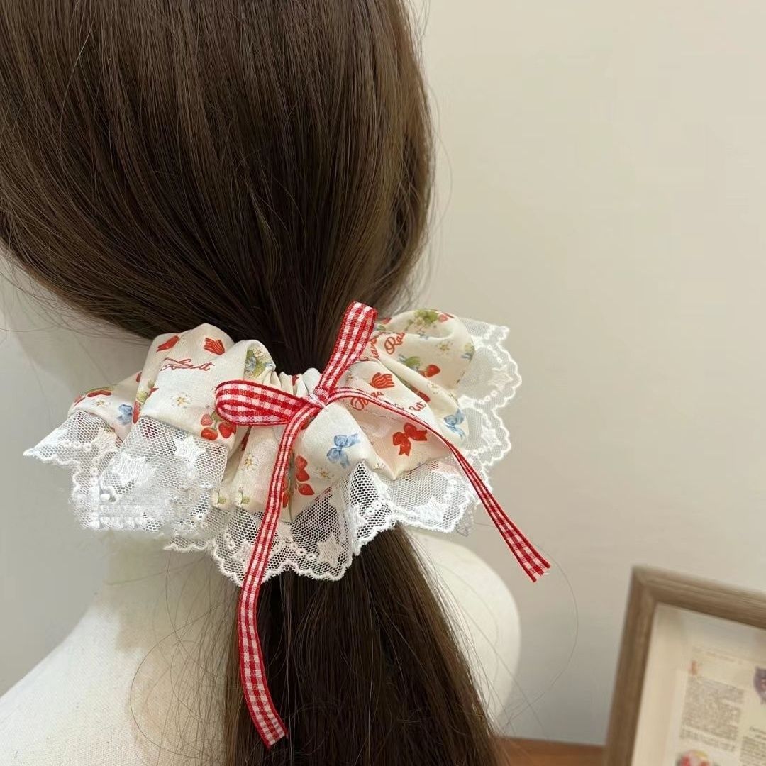Cottagecore Cute Floral Head Scarf