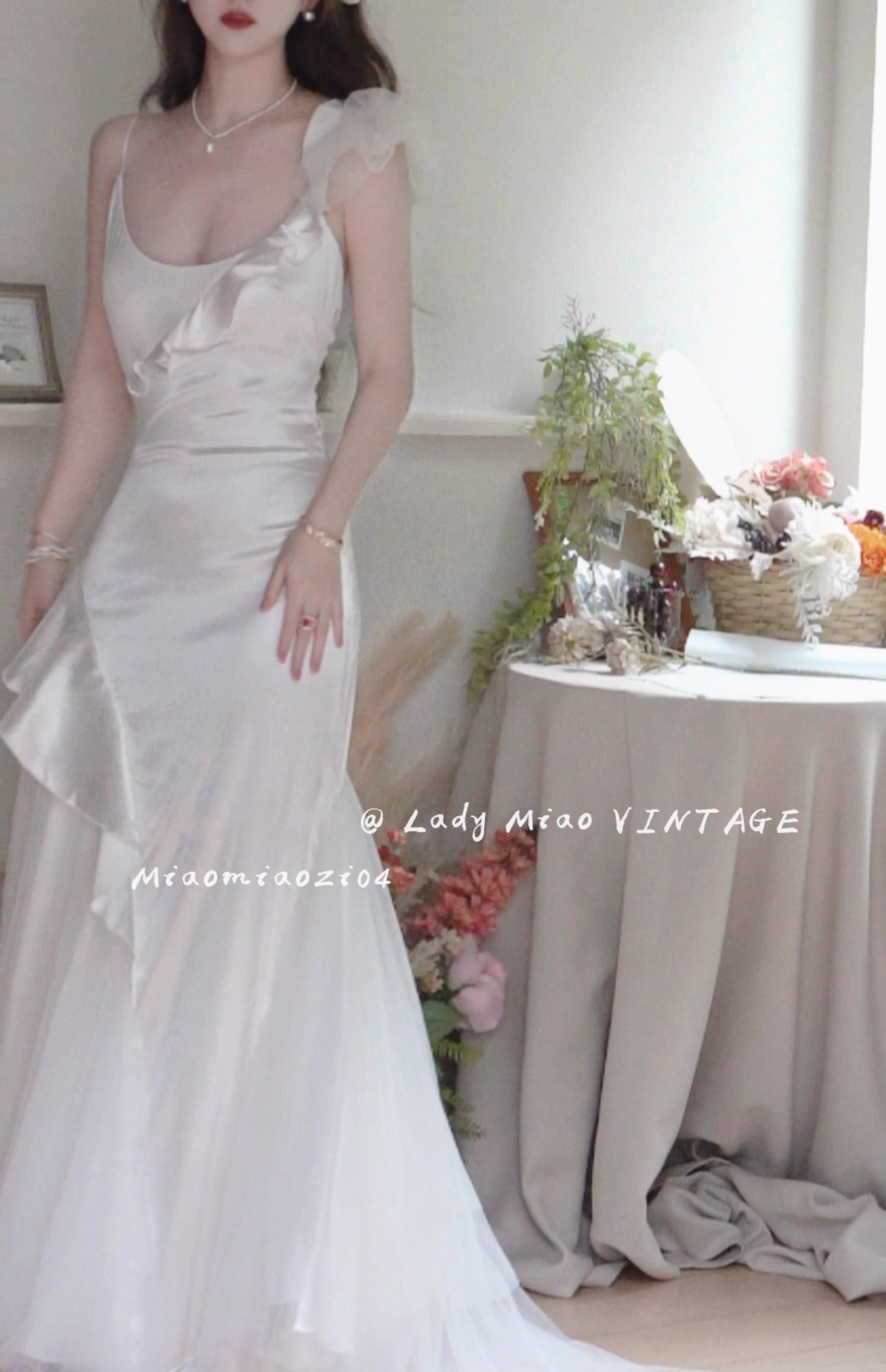 vintage dress cottagecore dress 1970s dress 50s dress prairie dress gunnesax dress lolita dress kawaii dress victorian dress edwardian dress 1900s dress Victorian Dress Edwardian Dress VINTAGE BRIDAL DRESS