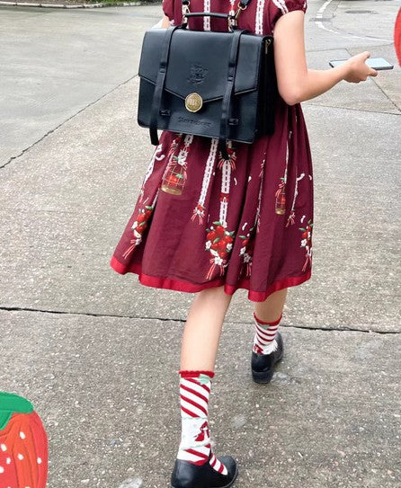 Retro Academia Messenger Bag Backpack