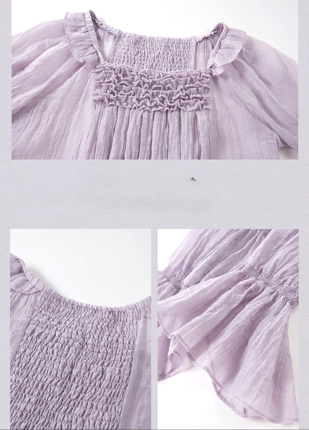 Fairycore Embroidery Purple Corset & Blouse