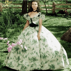 Scarlett O'Hara Barbecue Prom Dress Gone With The Wind Remake Dress