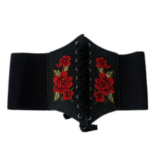 Load image into Gallery viewer, Vintage Style Emboirdery Wasit Band Belt
