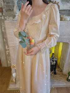 Retro Fairycore Princess Lace up Dress [Final Sale]