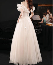 Load image into Gallery viewer, party dress wedding dress prom dress evening dress bridesmaid dress vintage dress cottagecore dress
