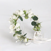 Load image into Gallery viewer, Bridal Flower Hair Crown Hair Band
