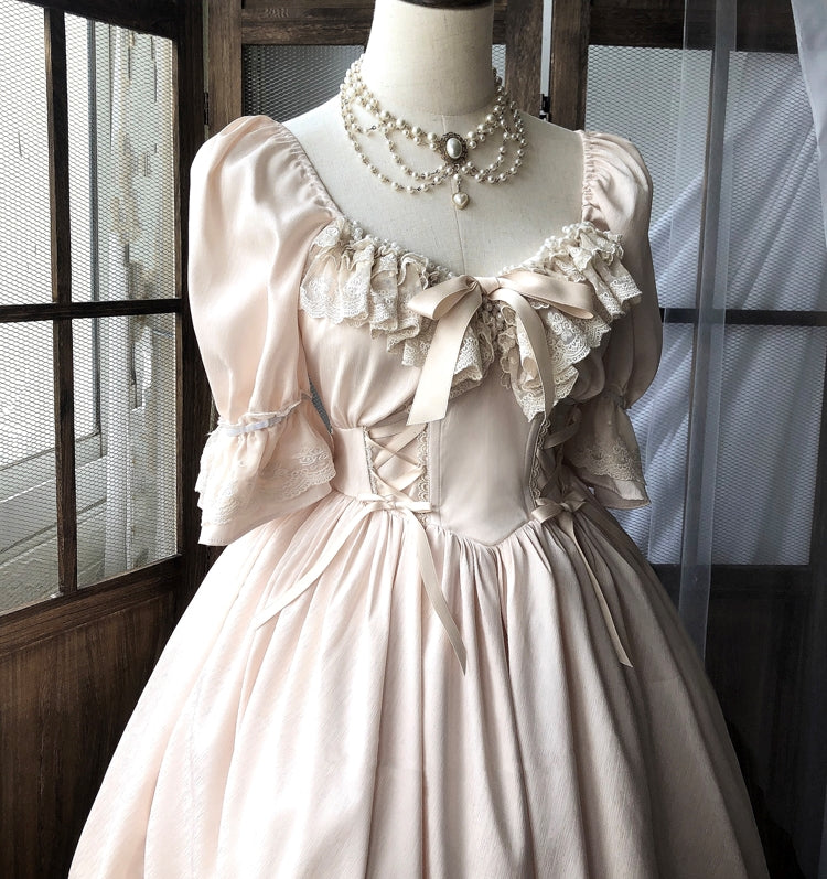princess cottagecore dresses Rosepetal River Fairycore Princess Dress Cottagecore Dress