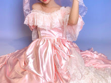Load image into Gallery viewer, vintage wedding gown victorian wedding gown gunnesax dress princess dress kawaii dress fairycore dress bridal dress
