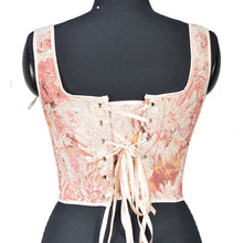 Load image into Gallery viewer, Vintage Remake Jacquard Lace up Corset
