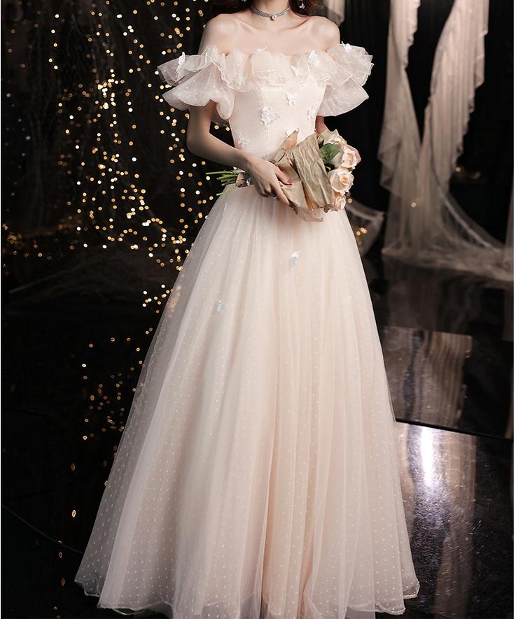 Retro Ethereal Off-Shoulder Prom Dress Bridesmaid Dress M I Retro Fairy Retro Ethereal Off-Shoulder Prom Dress Bridesmaid Dress M I Retro Fairy