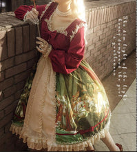 Load image into Gallery viewer, Vintage Oil Painting Print Lolita Dress （Last Chance）

