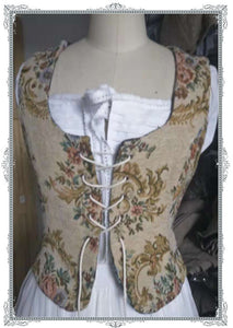 Vintage Waistcoat Vest vintage bustier vintage corset cottagecore