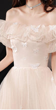 Load image into Gallery viewer, Retro Ethereal Off-Shoulder Prom Dress Bridesmaid dress
