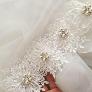 Double-layer Soft yarn Wedding veil