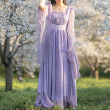 Load image into Gallery viewer, Fairycore Dreamy Lavender Prairie Dress
