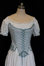 Load image into Gallery viewer, vintage corset vintage stay victorian corset vintage top vintage blouse handmade corset cottagecore corset WAISTCOAT
