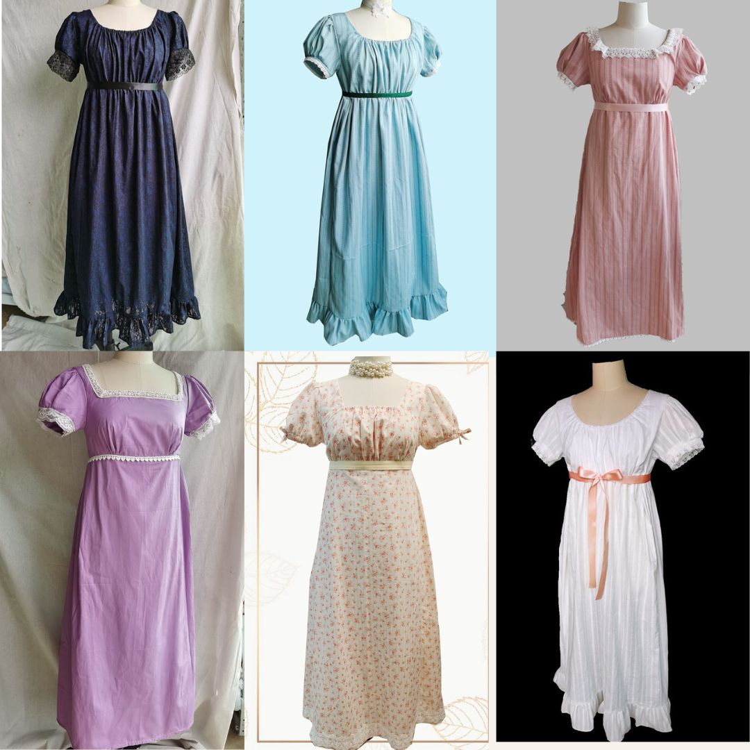 Custom Made Regency Dress Period Drama Inspired Dress Retro Fairy Custom Made Regency Dress Period Drama Inspired Dress Retro Fairy