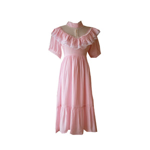 vintage dress cottagecore dress 1970s dress 50s dress prairie dress gunnesax dress gunnesax cabbage rose dress gunnesax child print dress