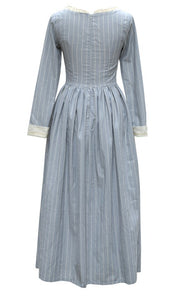 [Last Chance] Handmade Period Drama Inspired square collar Vintage Dress