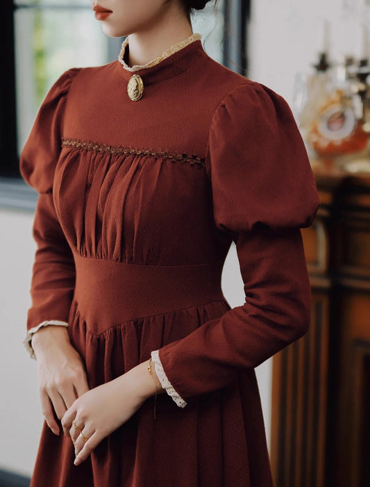 vintage dress cottagecore dress period drama dress edwardian dress