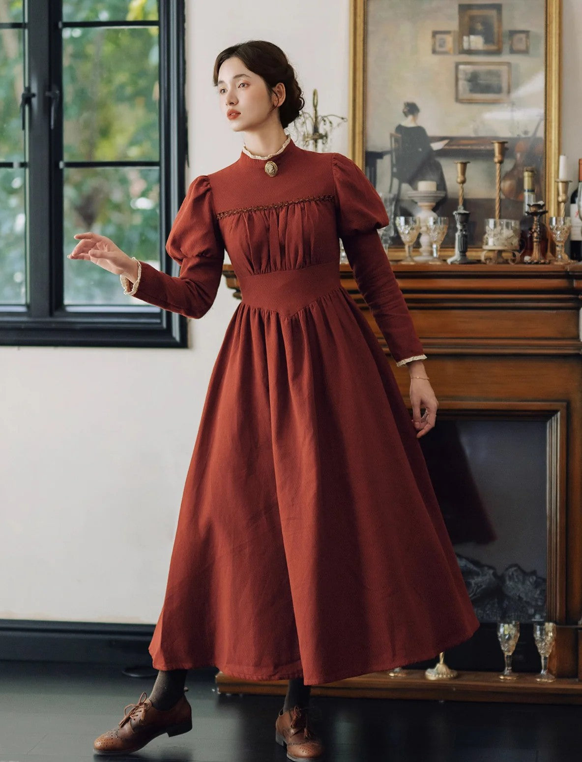 vintage dress cottagecore dress period drama dress edwardian dress