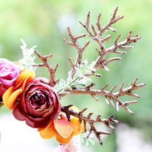 Load image into Gallery viewer, Cottagecore Flower Tree Branch Headband
