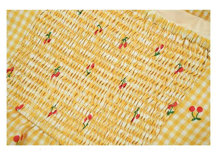 Retro Cherry Slip Dress