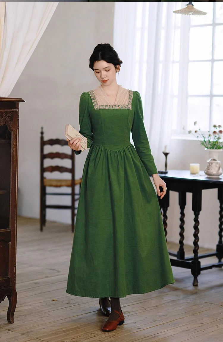 Royalcore Square Collar Dress